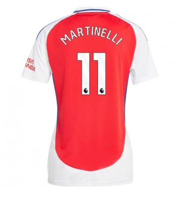 Arsenal Gabriel Martinelli #11 Primera Equipación Mujer 2024-25 Manga Corta